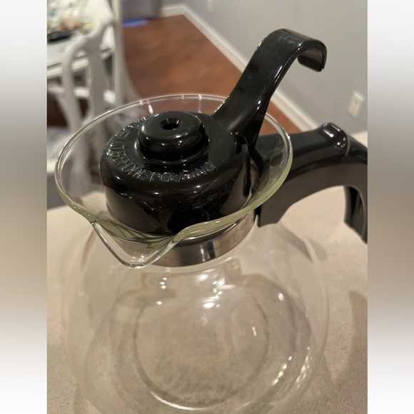 Cafe Brew Glass 12 Cup Stove Top Whistling Tea Kettle Germany 2333 - Picture 6 of 16
